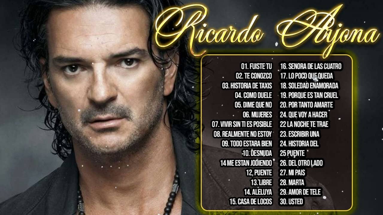 RICARDO ARJONA 30 GRANDES EXITOS SUS MEJORES CANCIONES LAS 30 MEJORES